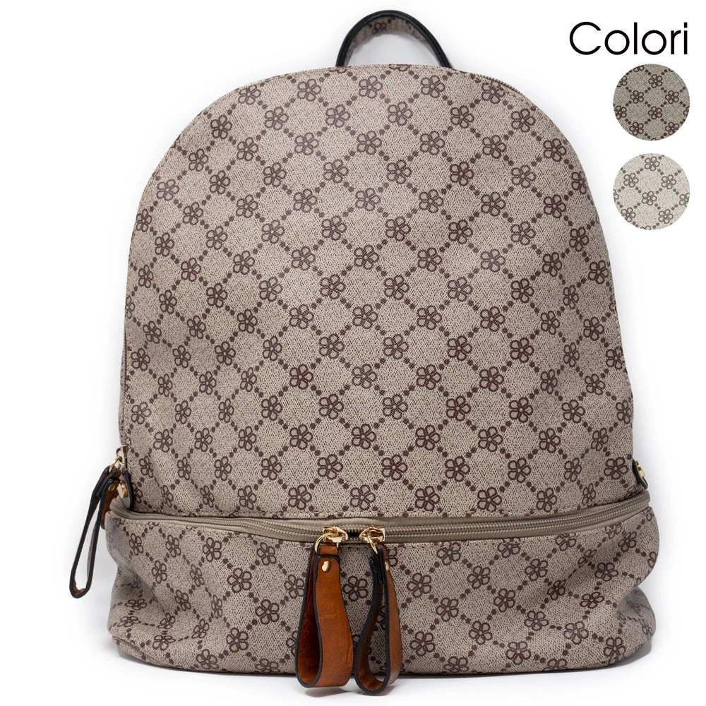 Zaino Pelle Vintage Donna Con Chiusura Antifurto Grenoble