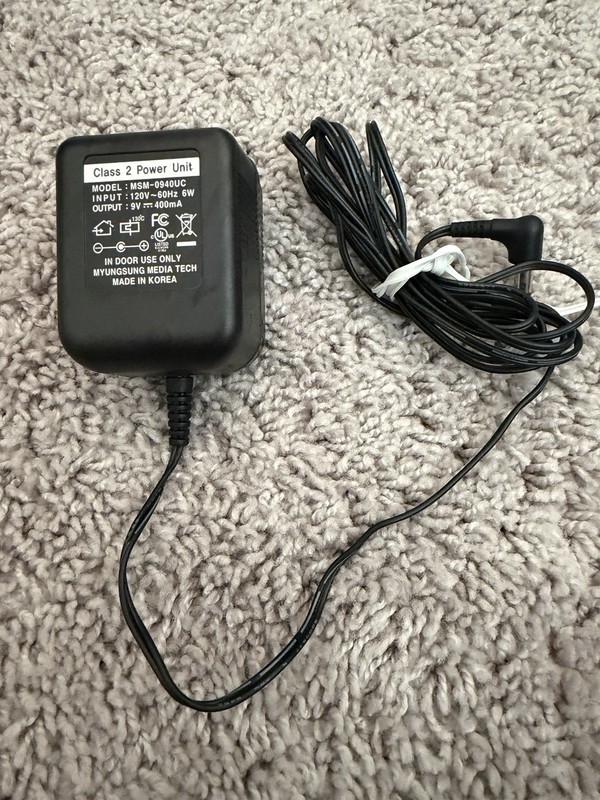 MSM-0940UC 120V 60Hz 6W Class 2 Power Unit Myungsung Media Tech