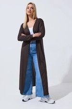 Yours Curve Plus Size Womens Maxi Cardigan
