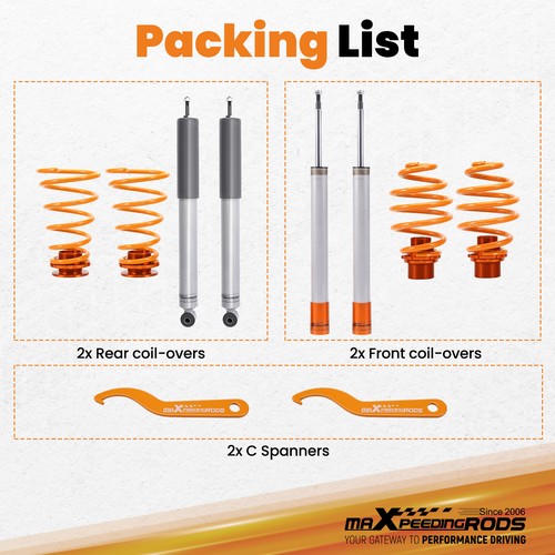Amortisseurs Combinés Filetés for BMW E30 1982-1991 3 Series E30 Suspension - Afbeelding 2 van 12