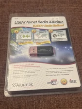 Aluratek USB Internet Radio Jukebox 16,000+ Radio Stations AIRJO1F New Sealed