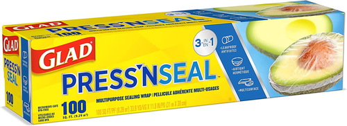 Press'N Seal Plastic Food Wrap, 100 Square Foot Roll, Pack of 3, (Package May Va - Picture 9 of 12