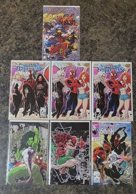 Karre Andrews Spider-man, She Hulk, Miles Morales, Spider-Gwen,  Deadpool #1