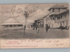 Antike Ansichtskarte Cape Coast Gold Coast WC...