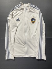 Adidas La Galaxy Home Anthem Jacket 2021 White 5 Stars Size mens large used