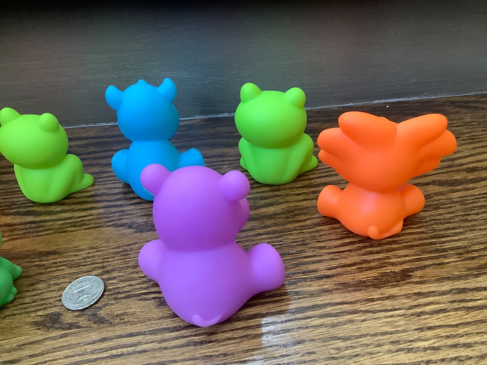 Infantino Rubber Animal Bath Tub Toys - (Mixed Lot of 8)