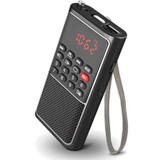 B01 Mini Portable FM Radio USB Player, TF/SD Card/USB Slot Support Mp3 Play R...