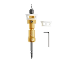 1/8"×3/8" Countersink Drill Bit - Carbide Tipped Adjustable Depth Stop Counte...