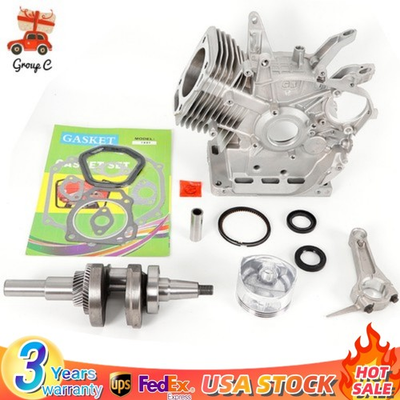 #ad Fits Honda GX390 GX340 Crankshaft 13HP Rebuild Kit Engine Block Full Gasket Set $139.45