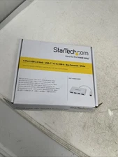 NIB StarTech.com 4 port USB 3.0 hub-USB-C to 4X USB-A/WHITE/FREE SHIPPING! NEW