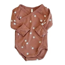 Quincy Mae Sunburst Side Snap One-Piece Bodysuit Baby 0-3 Months