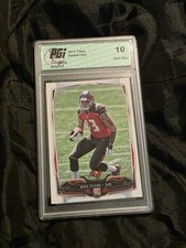 2014 Topps Chrome Mike Evans #185 rookie card PGI 10 Mint. rookie card picture