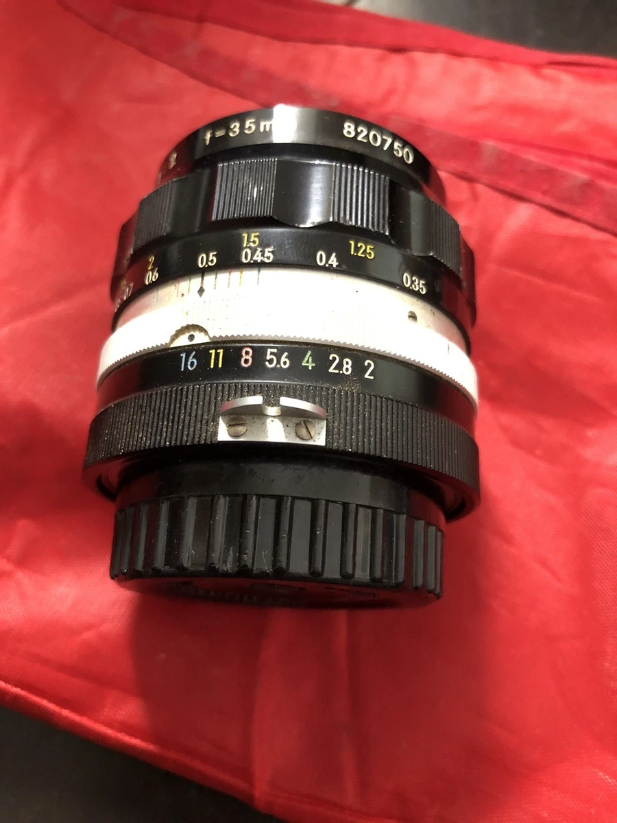Nikon NIKKOR f/2 Camera Lenses 35mm Focal for sale | eBay