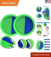 Toss and Catch Ball Set, Paddle Catch Ball and Toss Game for Kids, Great Beac...