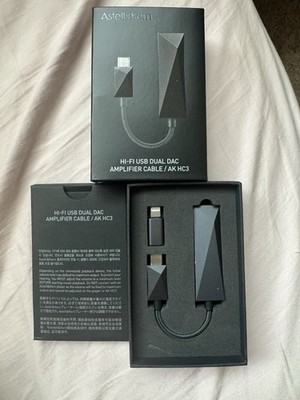 Astell&Kern AK HC3 USB DAC Headphone Amplifier Black