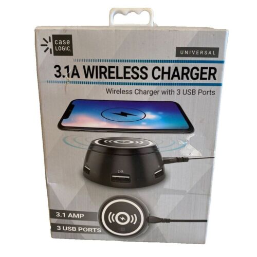 Case Logic 3.1A wireless Charger  Universal With 3 USB Port - Picture 1 of 12