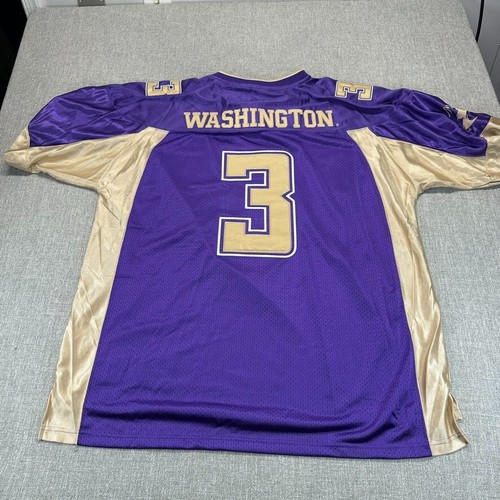Vintage Colesseum Athletics Washington Huskies Jersey Mens XXL #3 Jake Browing - 第 6/10 張圖片