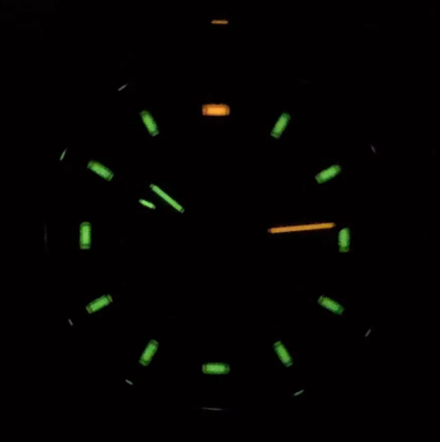 Luminox Orologio analogico al quarzo svizzero da uomo con cinturino in gomma XB.3735, verde, cinghia