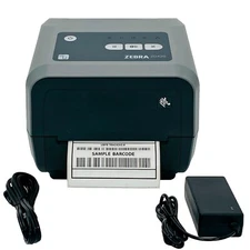 TESTED Zebra ZD420 Direct & Thermal Transfer Barcode Printer USB BT WiFi 300 dpi
