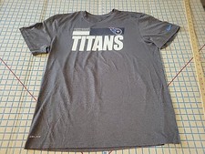 Nike T-Shirt Men's XL Tennessee Titans NFL On-Field Dri-Fit Team Apparel 7