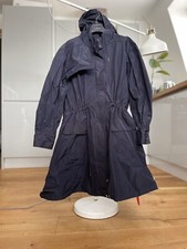 Jil Sander Navy Trench Jacket Coat Size 40 Uk 8 Brand New Without Tag