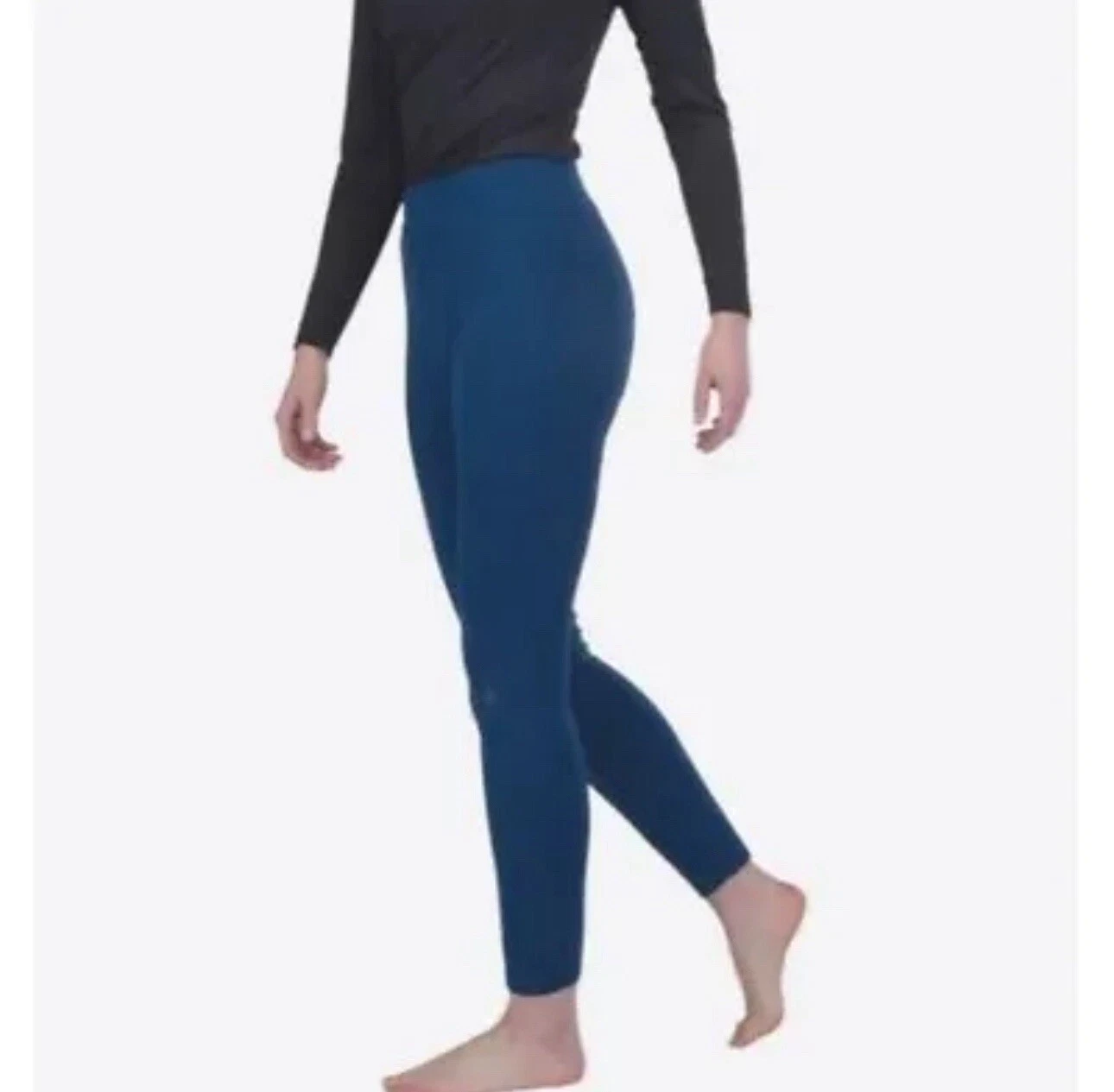 NEW! Spyder Mid Waist Baselayer Performance Pull On Blue Abyss Women's Medium