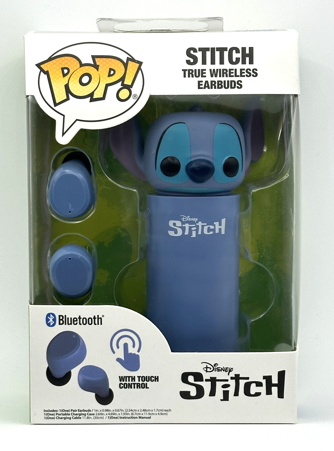Funko Pop Disney STITCH True Wireless EarBuds w&sol;Case Bluetooth Touch Control NIB