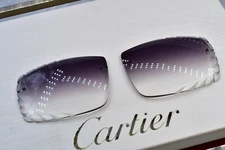Cartier Smoke gradient diamond cut lenses ct0287o ct0464o ct0439s Sunglasses