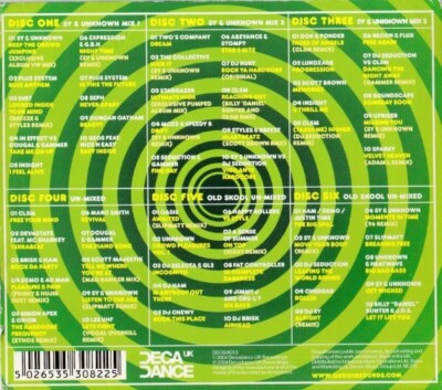 HARDCORE - 6 X CDS 30 UNMIXED FULL 12