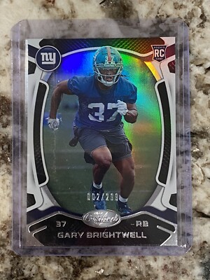 2021 Panini Certified GARY BRIGHTWELL Rookie Card  #002/299 