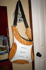 Fender Stratocaster Guitar Shaped Purse Shoulder Cross Body Bag HUGE 14 X 19"