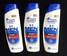 3 Bottles Head & Shoulders Men Advanced  Swagger Dandruff Shampoo 8.45 oz Each