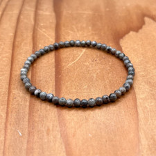 Natural Emberlite 4mm Beaded Crystal Healing Chakra Handmade Lucky Bracelet