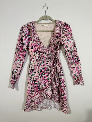 mimi long sleeve mini dress For Love & Lemons Mimi Long Sleeve Mini Dress - White