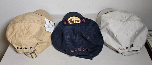Hard Rock Cafe besticktes Logo Canvas Strapback Mütze/Kappe Outdoor Reisen Posten 3 - Bild 5 von 6