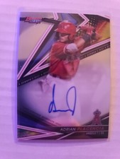 2022 Bowman's Best Autograph Adrian Placencia #B22-AP Auto Los Angeles Angels