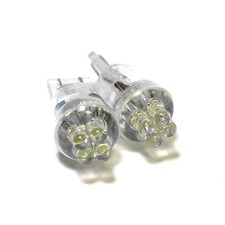 Fits Nissan Qashqai J10 White 4-LED Xenon ICE Side Light Beam Bulbs Pair Upgrade