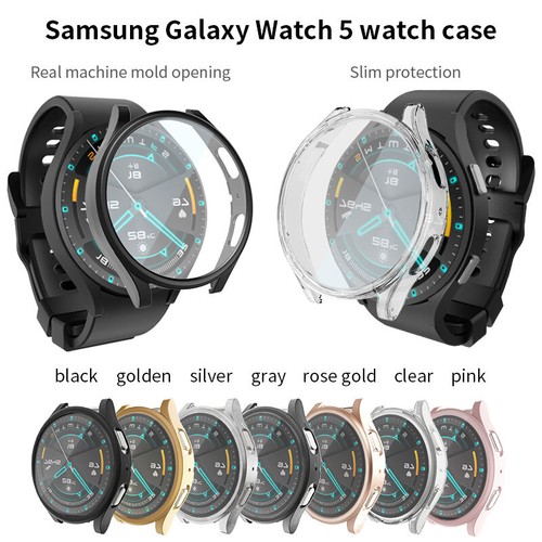 Funda protectora de pantalla completa 360° para reloj Samsung Galaxy 5/5 Pro (40/44 mm) - Imagen 1 de 19