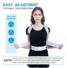 3 Pack Back Posture Correctors With S, M, L for Women, Men, Teen