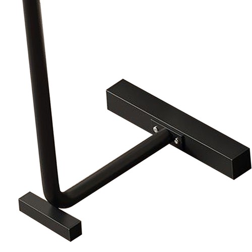 (Black) Mini Coffee Table C-Shaped Side Table Sturdy C-Shaped Structure - Picture 6 of 12