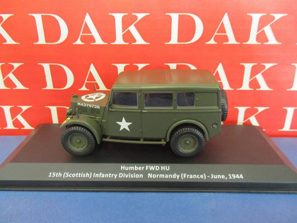Die cast Modellino Auto Humber FWD HU 15th Infantry Division Normandy 1944 - Immagine 2 di 4