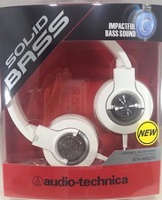 Audio Technica - ATH-WS33X - Solid Bass Closed-back Dynamic Headphones - White