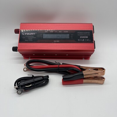 LVYUAN POWER INVERTER 2000W 5V DC(EB2254)