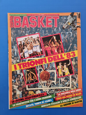 SUPER BASKET 26-1983 ITALIA Europameister - FORD CANTU-SCAVOLINI PESARO
