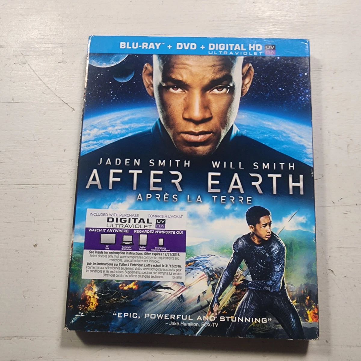 After Earth Blu ray DVD 2013 Canadian 43396428720 eBay