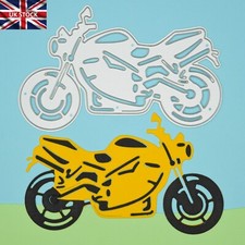 Motorbike, Motorcycle Metal Cutting Die, Card Making, Paper Crafts, Male, I9