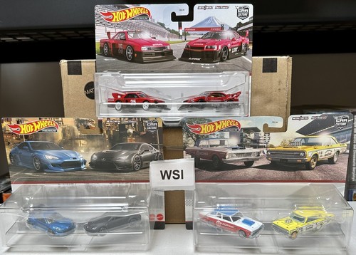 2023 Hot Wheels Car Culture 2 Pack SET HBL96 G Case Skyline, Dodge, Plymouth Lot