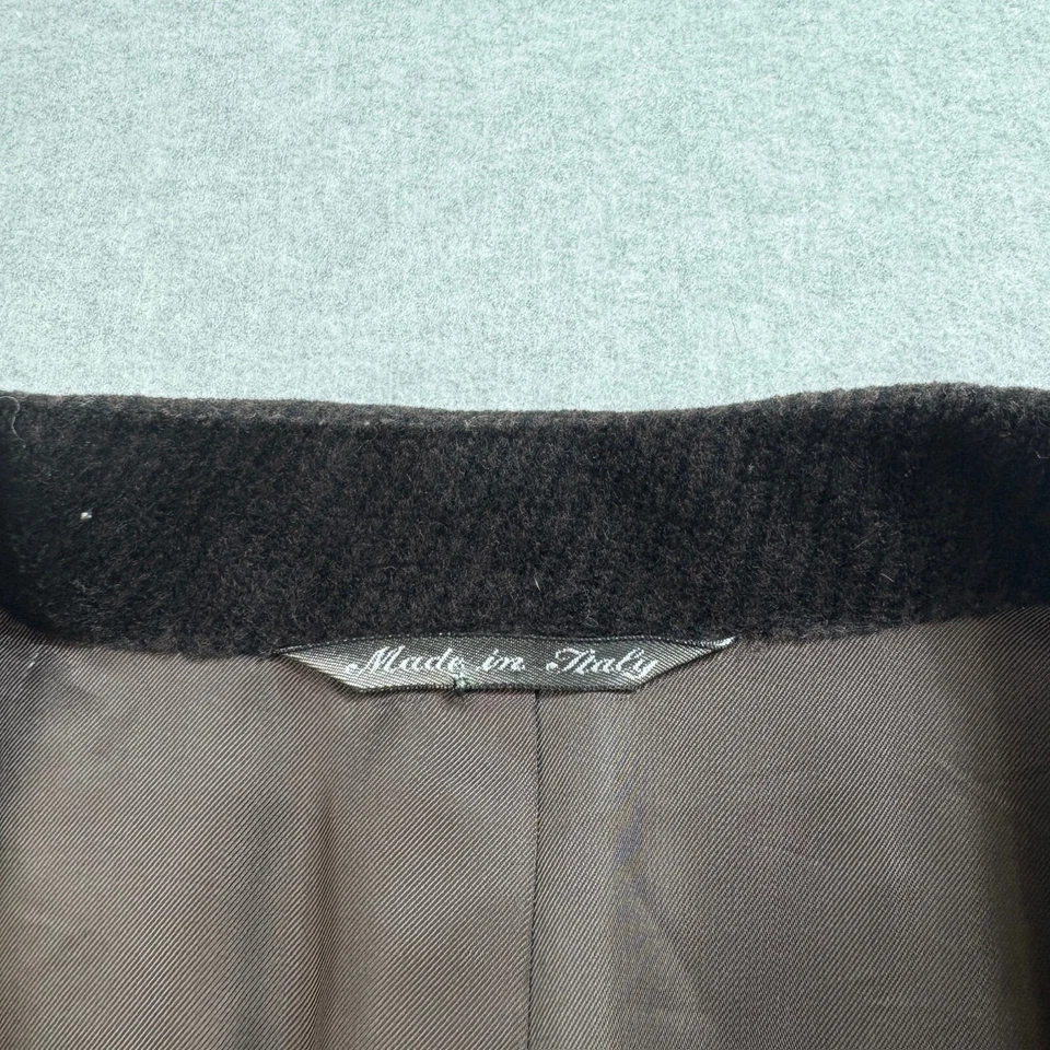 Canali Wool Cashmere Trench Maxi Coat Men 40 Brown Long Jacket Academia Heritage - Image 3 of 4