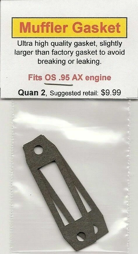 OS .95 AX Exhaust/Muffler Gasket 2 Pack NIP