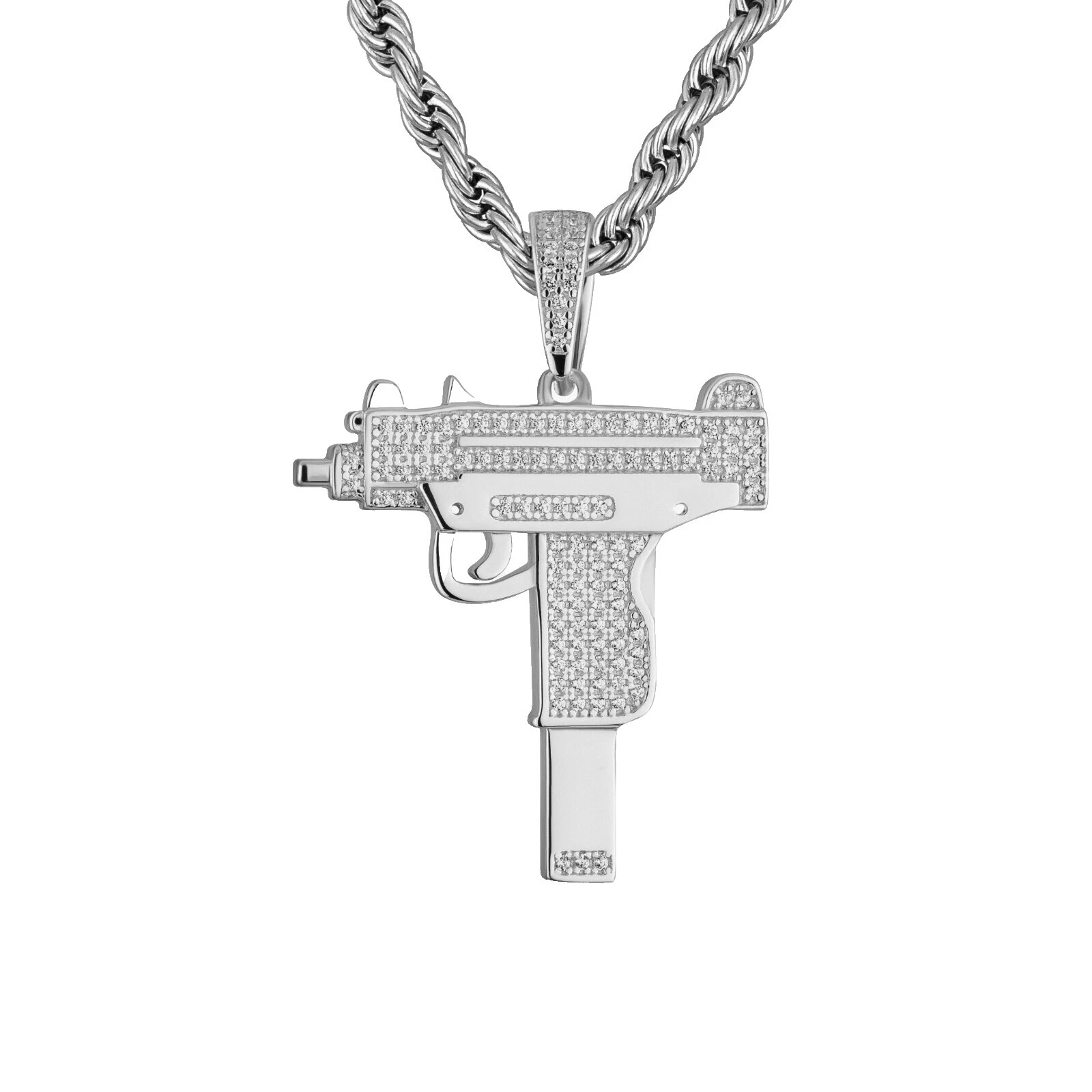 Sterling Silver Military Necklaces & Pendants for Men